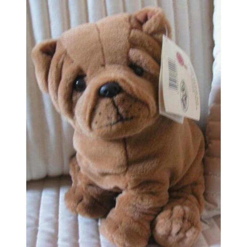 Pluche hondjes ( vader,moeder en pup)