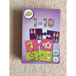 Een leuke puzzel van 1 tot 10