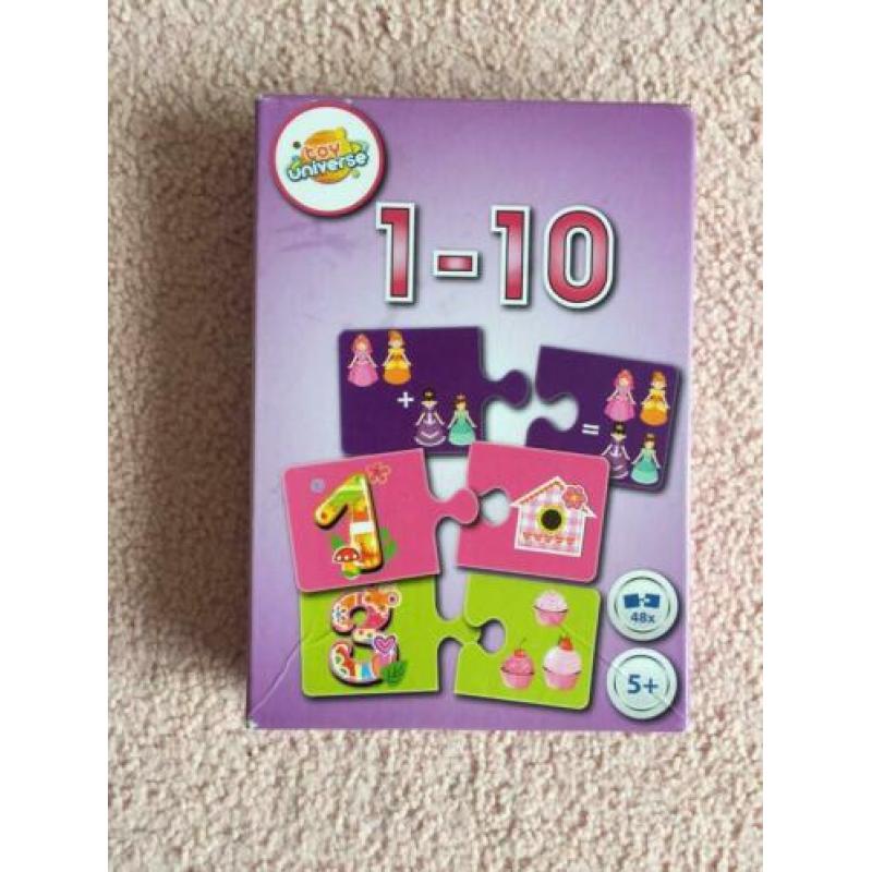 Een leuke puzzel van 1 tot 10