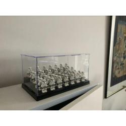 Lego star wars poppetjes met display
