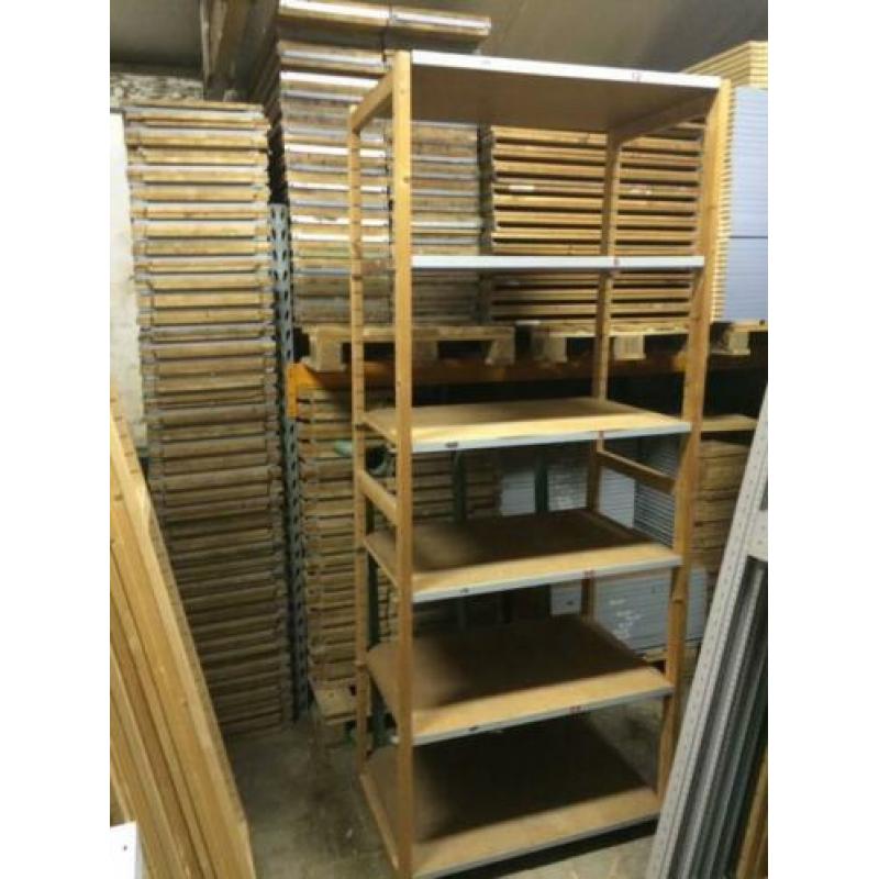 Bruynzeel houten stelling 4 meter 60cm diep