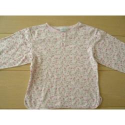 Schattige roze pyjama met bloemen van Feetje mt. 116