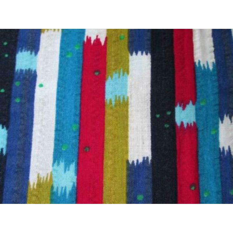 Quilt Patchwork Wenskaart knutselstofje nr 2820 jaren 70 mot