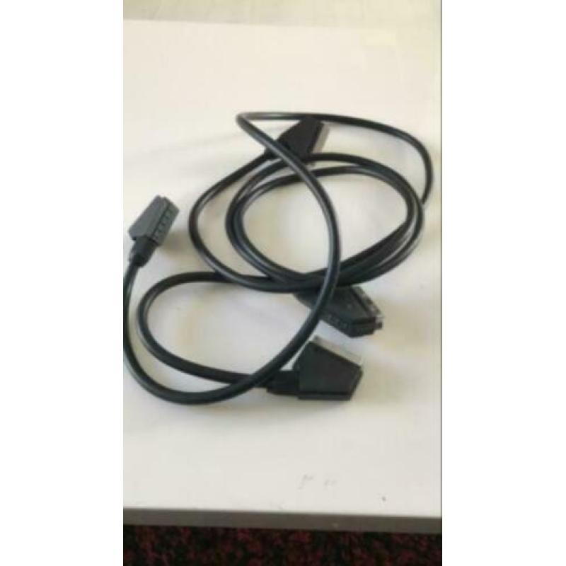 2 x scart kabel 180 cm