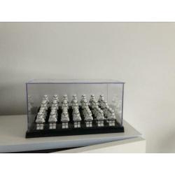 Lego star wars poppetjes met display