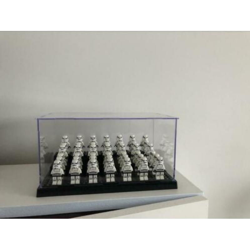 Lego star wars poppetjes met display