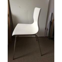 Mooie witte eetkamerstoelen