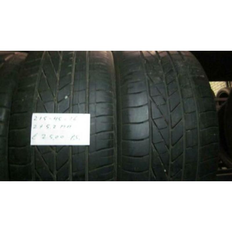 215 45 16 Goodyear, Bridgestone zomer banden