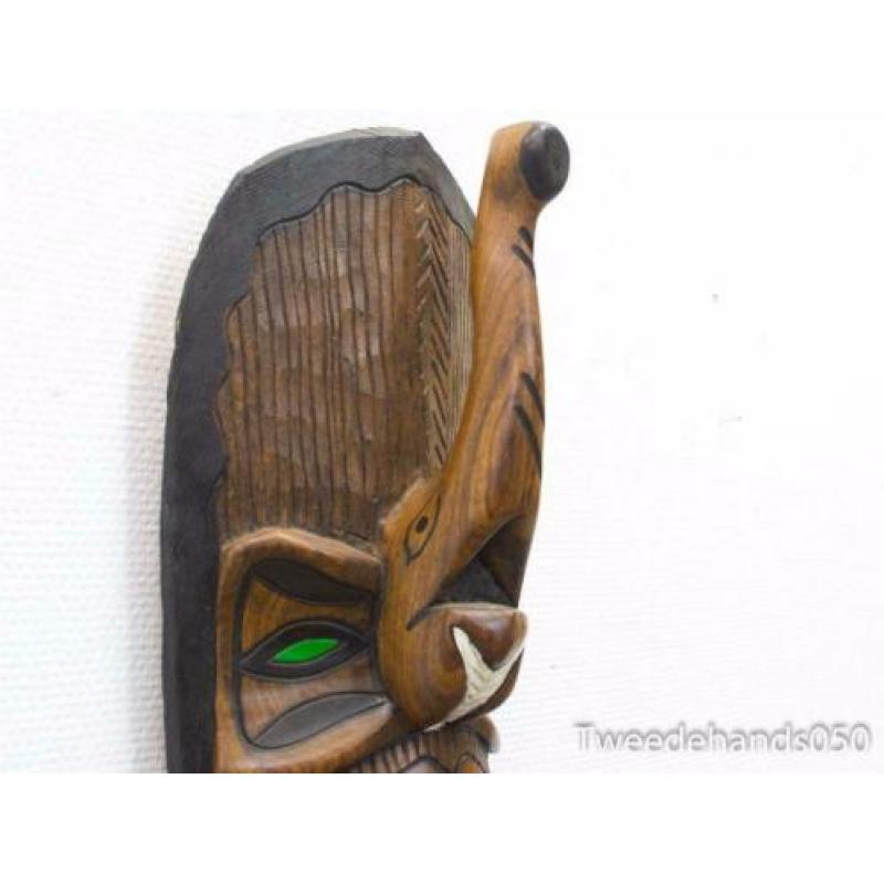 Houten masker, Wanddecoratie 84505