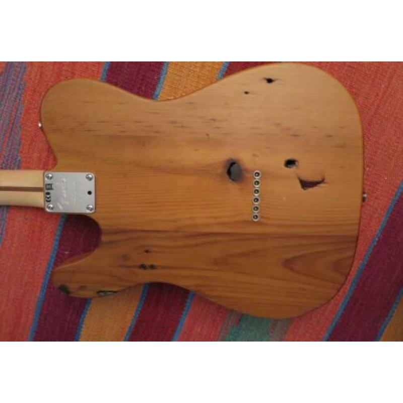 i.p.v een dure VIntage: LTD old Pine Fender Telecaster TOP!
