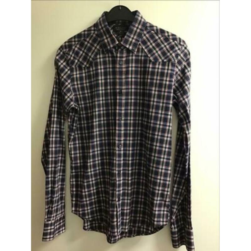 Te koop 6 merk herenblouses maat s