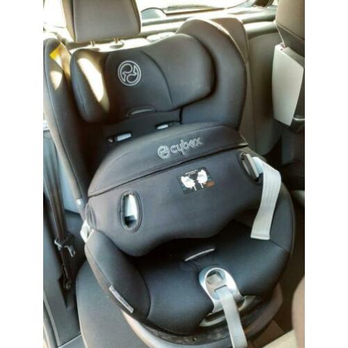 Cybex Sirona in kleur zwart, autostoel voor 0-4 jr