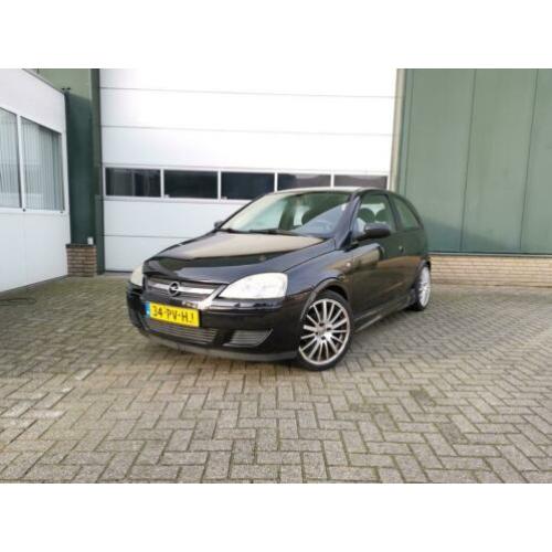 Opel Corsa 1.4 3D 2004 Zwart APK 11-2020! Lees beschrijving!
