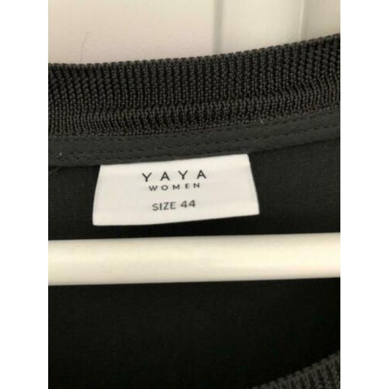 YaYa tuniek jurk donkergroen 44 valt als 40/42