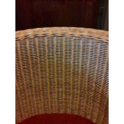 rotan/rieten fauteuil/stoel