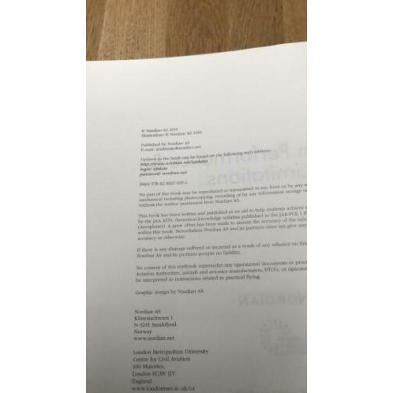 ATPL Nordian HPL sixth Edition