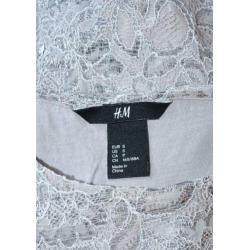 HM glitter kant top S shirt