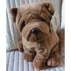 Pluche hondjes ( vader,moeder en pup)