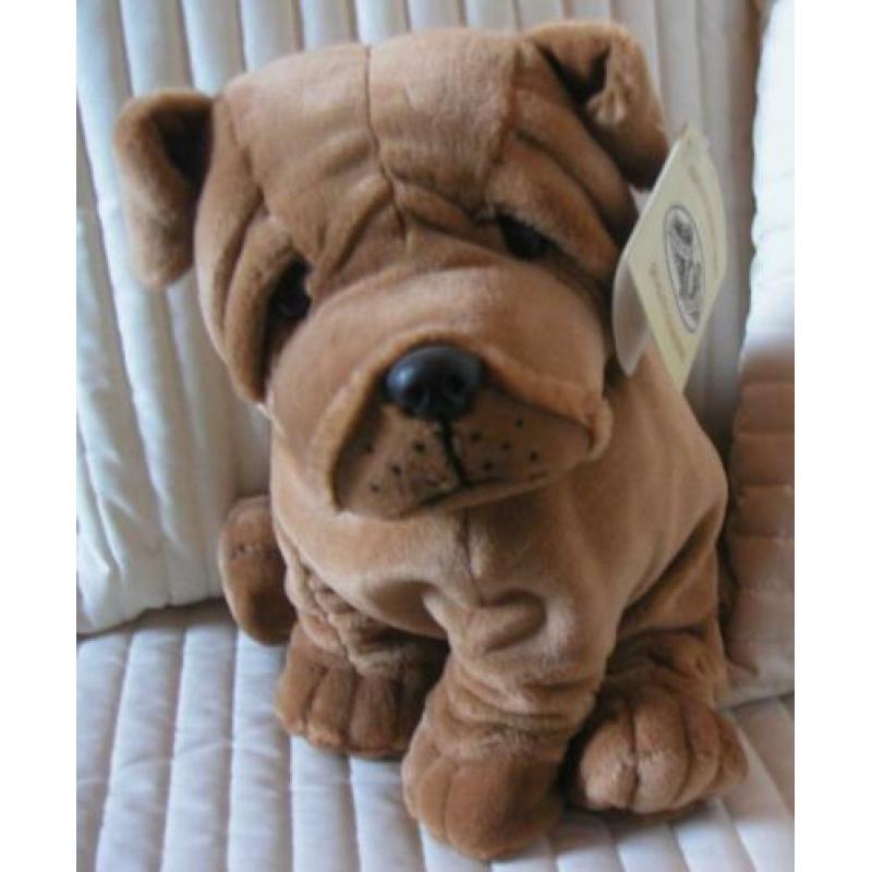 Pluche hondjes ( vader,moeder en pup)
