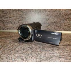 Sony Handycam HDR-CX305E Zwart + Etui + Extra accu