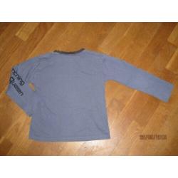Disney Cars blauwe longsleeve maat 8A