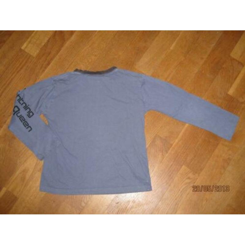 Disney Cars blauwe longsleeve maat 8A