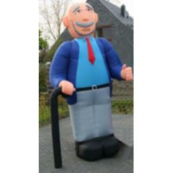 Abraham met wandelstok opblaasbaar te huur in Rotterdam