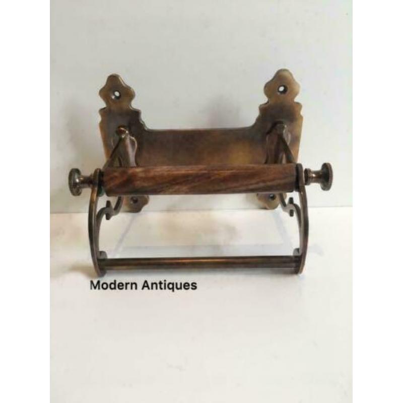 Antiek Victoriaanse Toiletrolhouder vintage / toilettafel