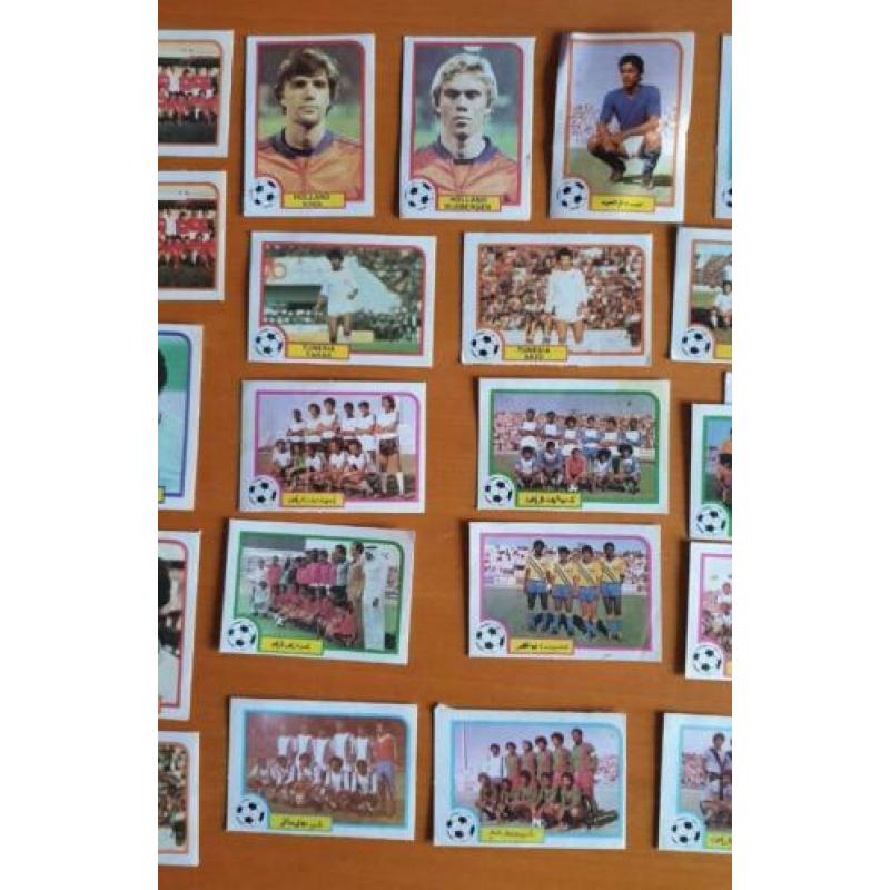 Diverse voetbalplaatjes stickers