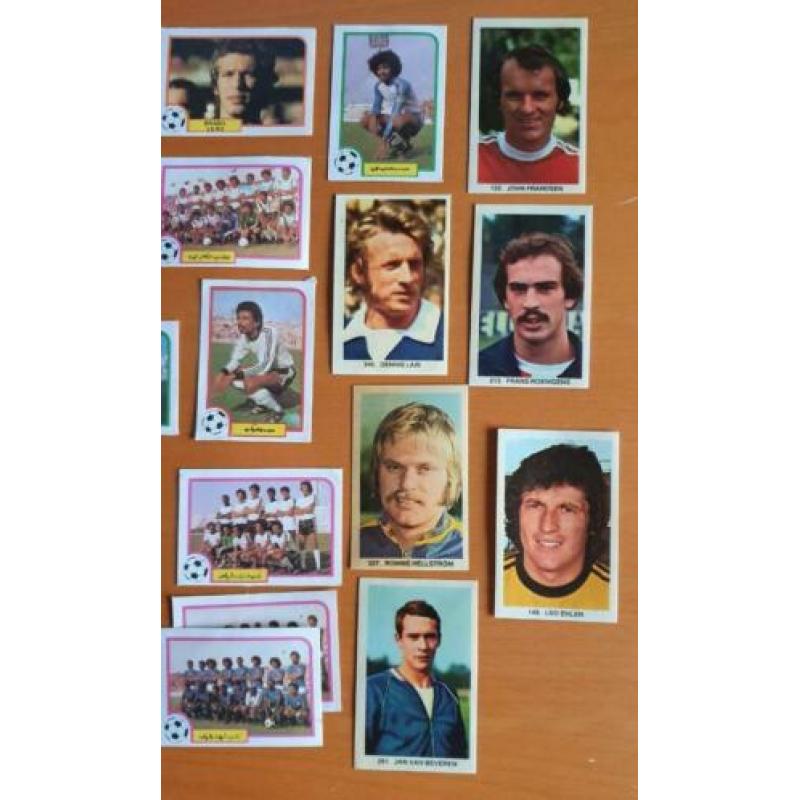 Diverse voetbalplaatjes stickers