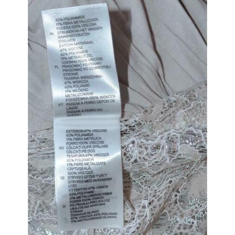 HM glitter kant top S shirt