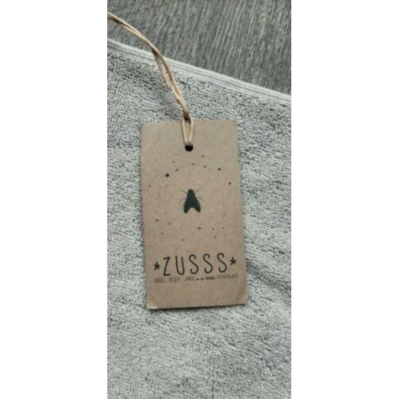 Zusss badhanddoek / strandhanddoek grijs / beige