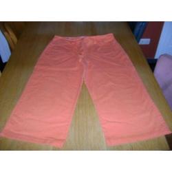 Oranje OneTouch 3/4 broek, maat 46