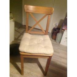 6 Ikea eetkamer stoelen