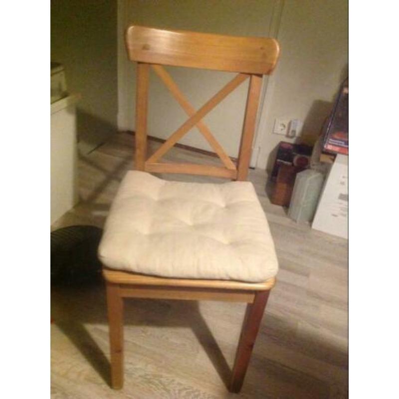 6 Ikea eetkamer stoelen