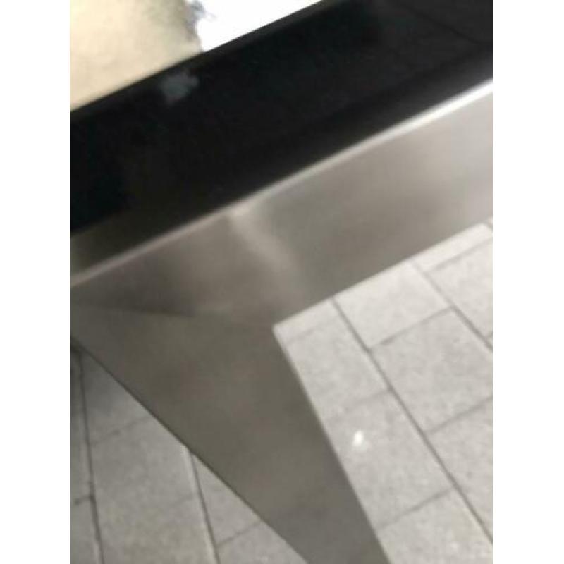 Eetkamertafel rvs/ graniet