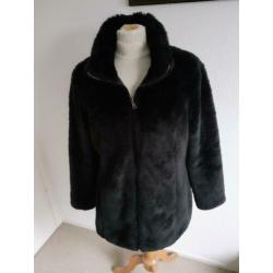 Teddy jas zwart mt l