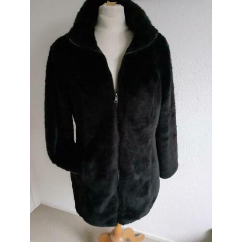 Teddy jas zwart mt l
