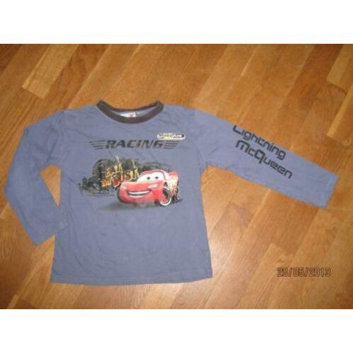 Disney Cars blauwe longsleeve maat 8A