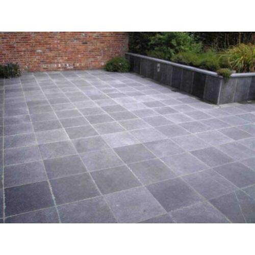 Vietnamees hardsteen Anticato tuintegels 40x40 cm verouderd