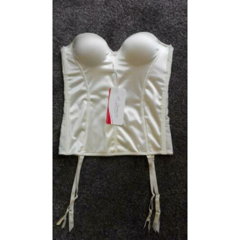 Nieuwe torselet van DiLorenzo, maat 75B, kleur ivoor