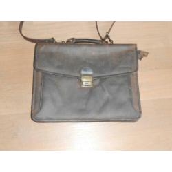 Gio Gini laptop tas leer heren