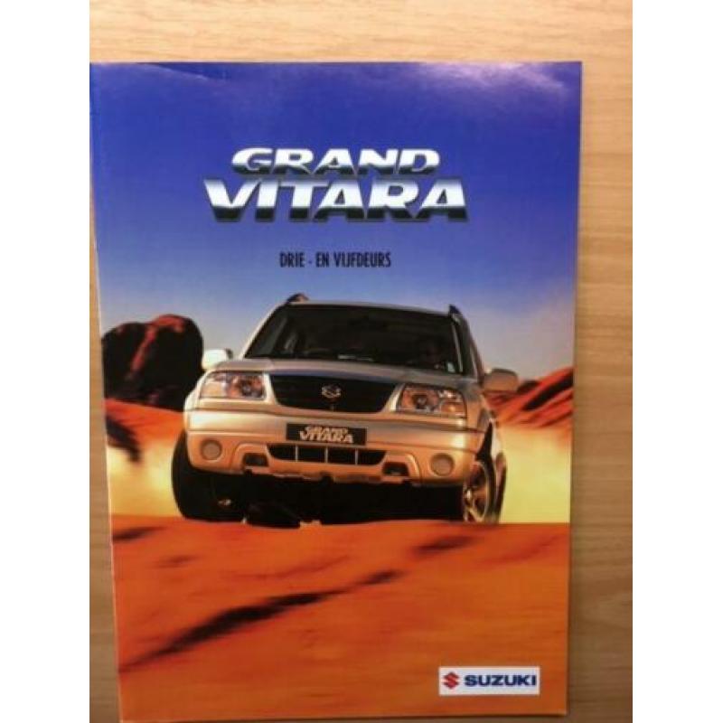 Autofolder/Brochure Suzuki Grand Vitara 3 en 5 deurs 01