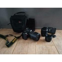 Nikon D3200 + accessoires