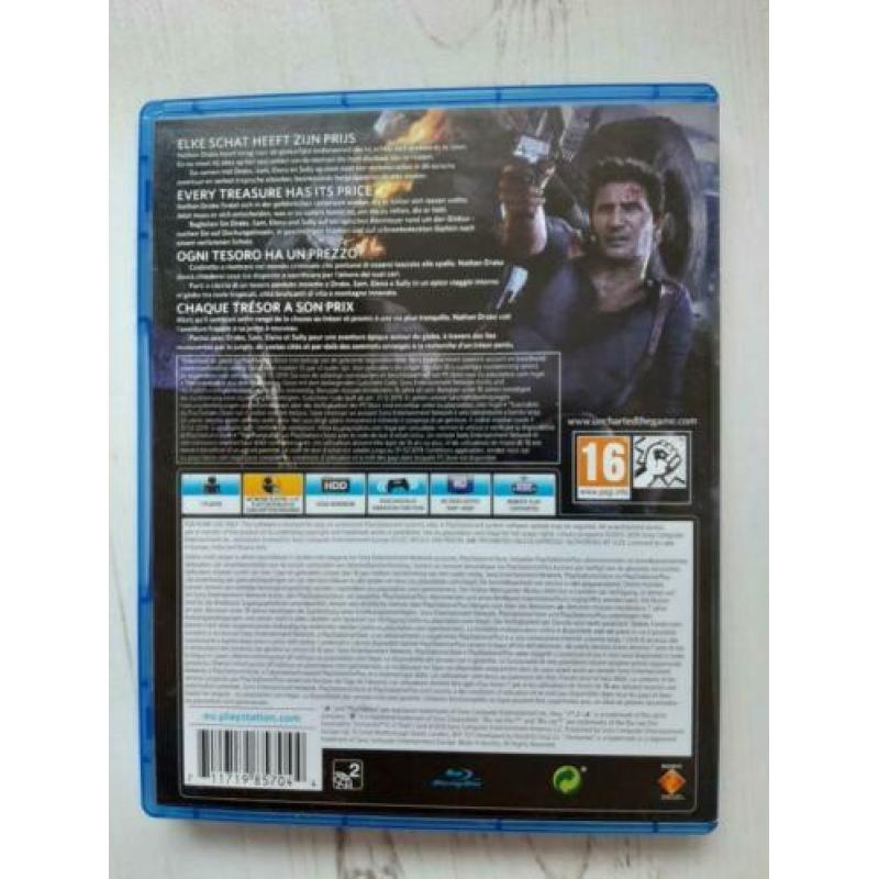 Uncharted 4 a thief's end ps4 game playstation