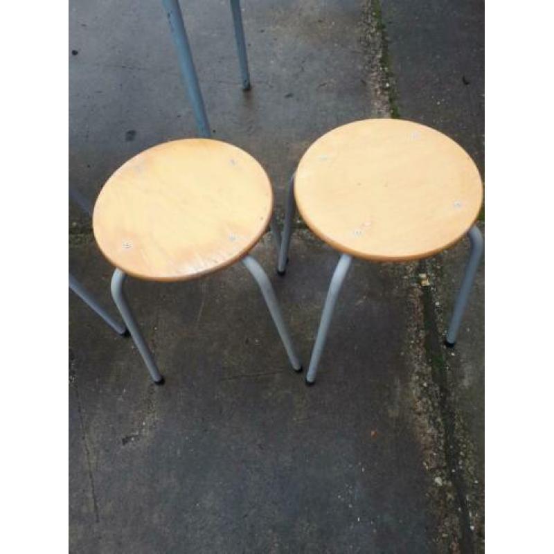5 retro krukken/industriele krukken/krukken/retro