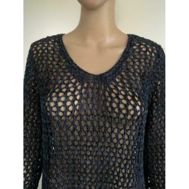 D1114 Miss Etam maat XL=46/48 trui blauw