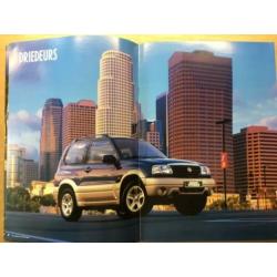 Autofolder/Brochure Suzuki Grand Vitara 3 en 5 deurs 01