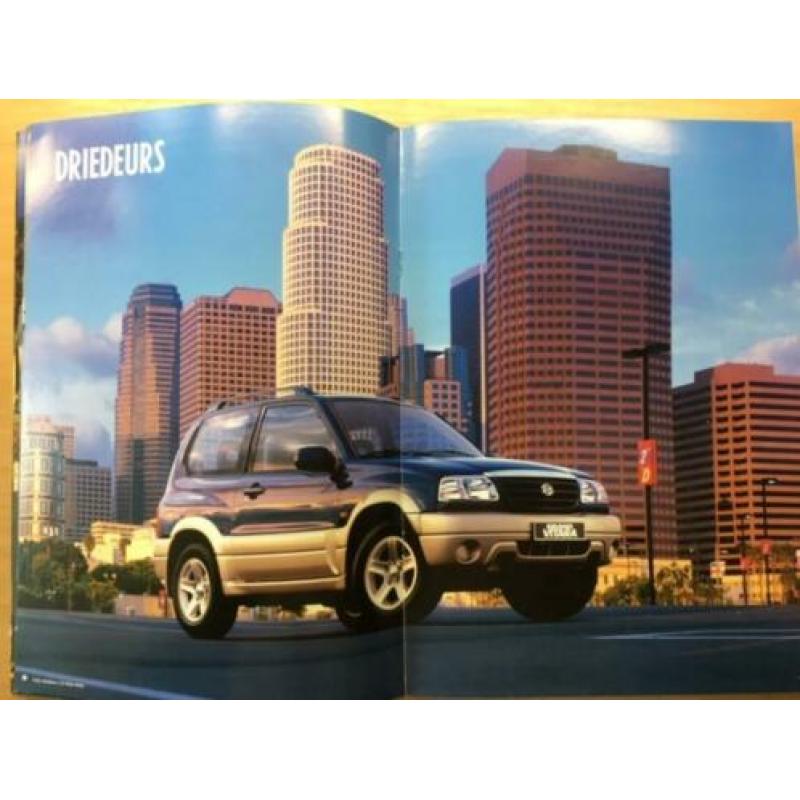 Autofolder/Brochure Suzuki Grand Vitara 3 en 5 deurs 01