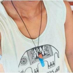 Leanzi man vrouw unisex sieraad touw hanger nieuw